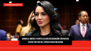 Gabriela Jiménez plantea elevar recaudación con nuevas cuotas por uso del espacio aéreo mexicano