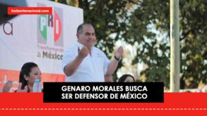 Genaro Morales sostiene que el PRI tiene fuerza para competir solo mientras busca la Defensoría de México