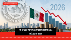 FMI reduce previsión de crecimiento para México en 2026