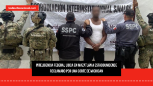 Inteligencia federal ubica en Mazatlán a estadounidense reclamado por una corte de Michigan