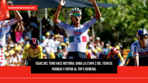 Isaac del Toro hace historia: gana la etapa 2 del Tour de Francia y entra al Top 5 general