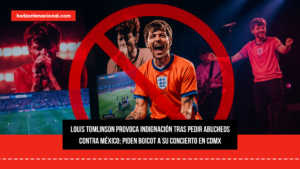 Louis Tomlinson provoca indignación tras pedir abucheos contra México; piden boicot a su concierto en CDMX