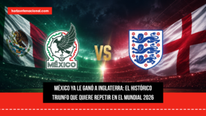 México ya le ganó a Inglaterra: el histórico triunfo que quiere repetir en el Mundial 2026