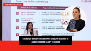 Sheinbaum impulsa consulta para reforzar derechos de las audiencias en radio y televisión