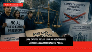UNAM enfrenta batalla legal por nuevo examen; aspirantes buscan suspender la prueba