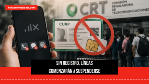 CRT descarta prórroga para registrar celulares: suspensiones arrancan el 15 de agosto