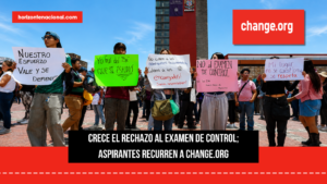 Crece el rechazo al examen de control; aspirantes recurren a Change.org
