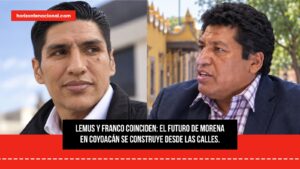 Christian Lemus y Carlos Franco ponen territorio y unidad en la ruta de Morena hacia 2027