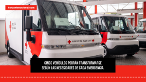 De consultorios a cocinas móviles: Cruz Roja adaptará nuevas camionetas eléctricas para atender desastres