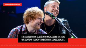 Ed Sheeran defiende mantener sus conciertos fuera de la política tras polémica con Macklemore