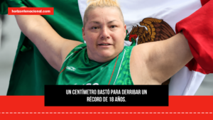 Por un centímetro: Rosa María Guerrero derriba una marca mundial que resistió durante 18 años