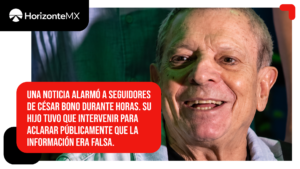 Leonardo Bono frena versiones sobre la salud de su padre: “No ha perdido un ojo”